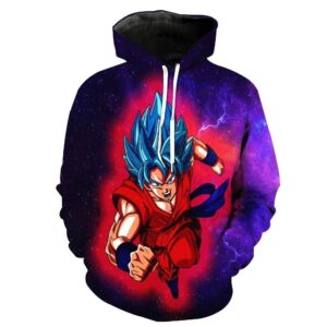 Super Saiyan God Super Saiyan Goku In Space Dragon Ball Z 3D Hoodie For Men Women All Over 3D Printed Hoodie - 15b379d4733b