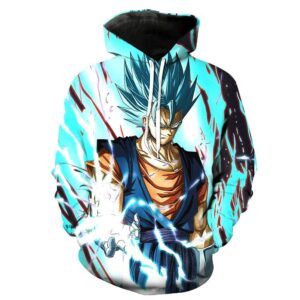 Super Saiyan God Super Saiyan Vegito Dragon Ball Z 3D Hoodie For Men Women All Over 3D Printed Hoodie - 9355ec014c6a
