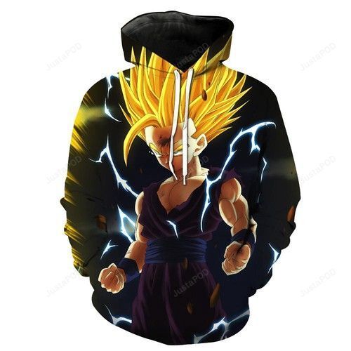 Super Saiyan Kid Gohan Dragon Ball Z Pullover And Zippered Hoodies Custom 3d Graphic Printed 3d Hoodie For Men For Women - b626fd4d922d Super Saiyan Kid Gohan Dragon Ball Z Pullover And Zippered Hoodies Custom 3d Graphic Printed 3d Hoodie For Men For Women - b626fd4d922d