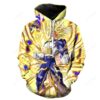 Super Saiyan Vegeta V2 Dragon Ball Z 3D Hoodie For Men Women All Over 3D Printed Hoodie - 3243e72ac602