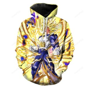 Super Saiyan Vegeta V2 Dragon Ball Z 3D Hoodie For Men Women All Over 3D Printed Hoodie - 3243e72ac602