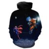 Superman Vs Goku 3D Hoodie For Men Women All Over 3D Printed Hoodie � Dragon Ball x Superman Cross Clothes - 21f9684ee5b7