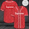 Supreme Logo 3D Full Over Printed Baseball Jersey Shirt
