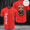 Supreme X Baby Groot Baseball Jersey Shirt