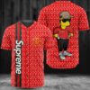 Supreme X Gucci Bart Simpson Baseball Jersey