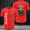 Supreme X Louis Vuitton Groot Baseball Jersey