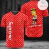 Supreme X Simpsons Baseball Jersey Shirt