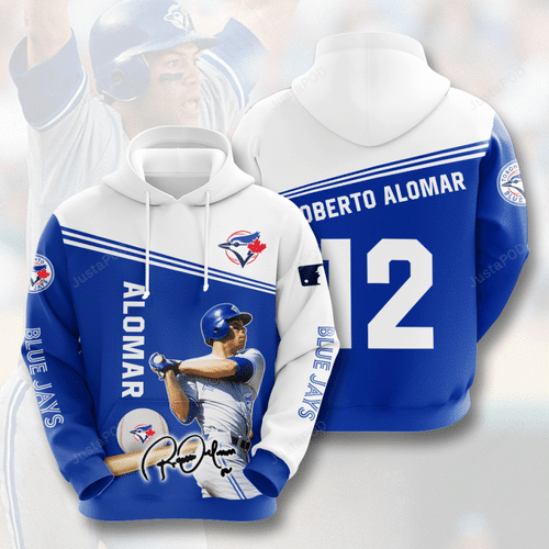 TORONTO BLUE JAYS Roberto Alomar 3D Hoodie For Men For Women - e6b77f47b3de TORONTO BLUE JAYS Roberto Alomar 3D Hoodie For Men For Women - e6b77f47b3de