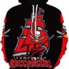 Tampa Bay Buccaneers Cool Skull Pullover And Zippered Hoodies Custom 3D Graphic Printed 3D Hoodie All Over Print Hoodie For Men For Women - f0a981258fc9