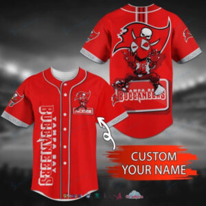 Tampa Bay Buccaneers Deadpool Personalized Baseball Jersey Shirt