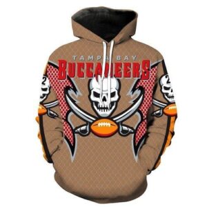 Tampa Bay Buccaneers Graphic Printed 3d Hoodie All Over Print - 7c97b9e3223d