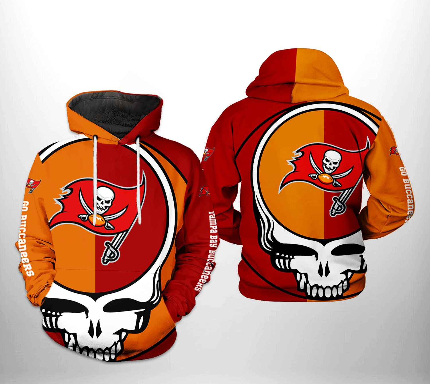 Tampa Bay Buccaneers NFL Grateful Dead 3D Printed Hoodie/Zipper Hoodie - 0252d53aca0a Tampa Bay Buccaneers NFL Grateful Dead 3D Printed Hoodie/Zipper Hoodie - 0252d53aca0a