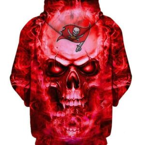 Tampa Bay Buccaneers Nfl Football Skull Hoodie All Over Print 3D Hoodie 3D Sweatshirt Clothing Hoodie21413 - f385bf3fd5a1