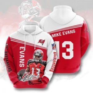 Tampa Bay Buccaneers Number 13 Pullover And Zippered Hoodies Custom 3d Graphic Printed 3d Hoodie All Over Print Hoodie For Men For Women - e8134f403d9c