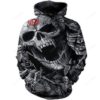 Tampa Bay Buccaneers Skull Pullover And Zippered Hoodies Custom 3d Graphic Printed 3d Hoodie All Over Print Hoodie For Men For Women - 6b737638a0c5