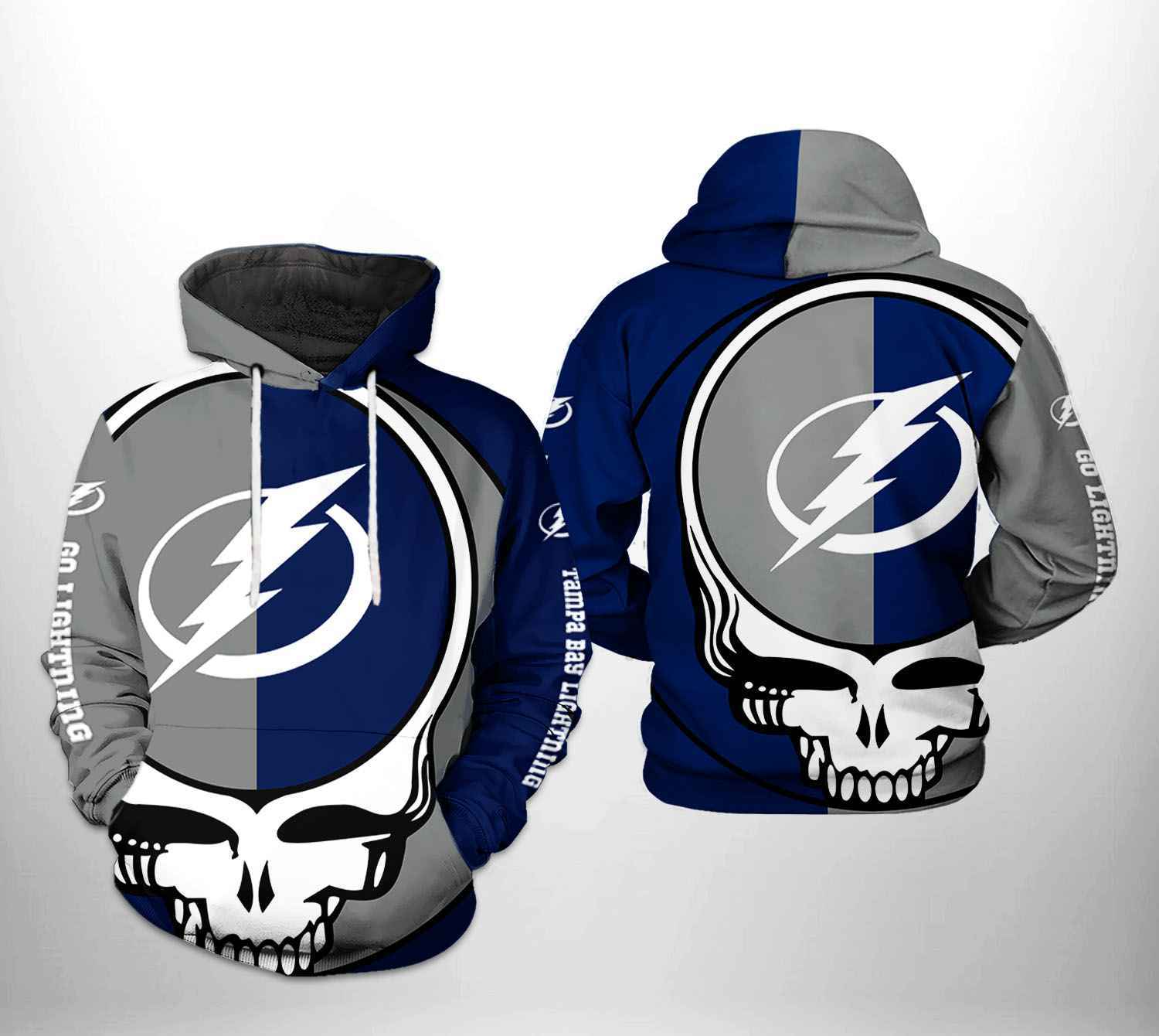 Tampa Bay Lightning NHL Grateful Dead 3D Printed Hoodie/Zipper Hoodie - 767aa5212aad Tampa Bay Lightning NHL Grateful Dead 3D Printed Hoodie/Zipper Hoodie - 767aa5212aad