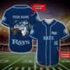 Tampa Bay Rays Mlb Personalized Baseball Jersey