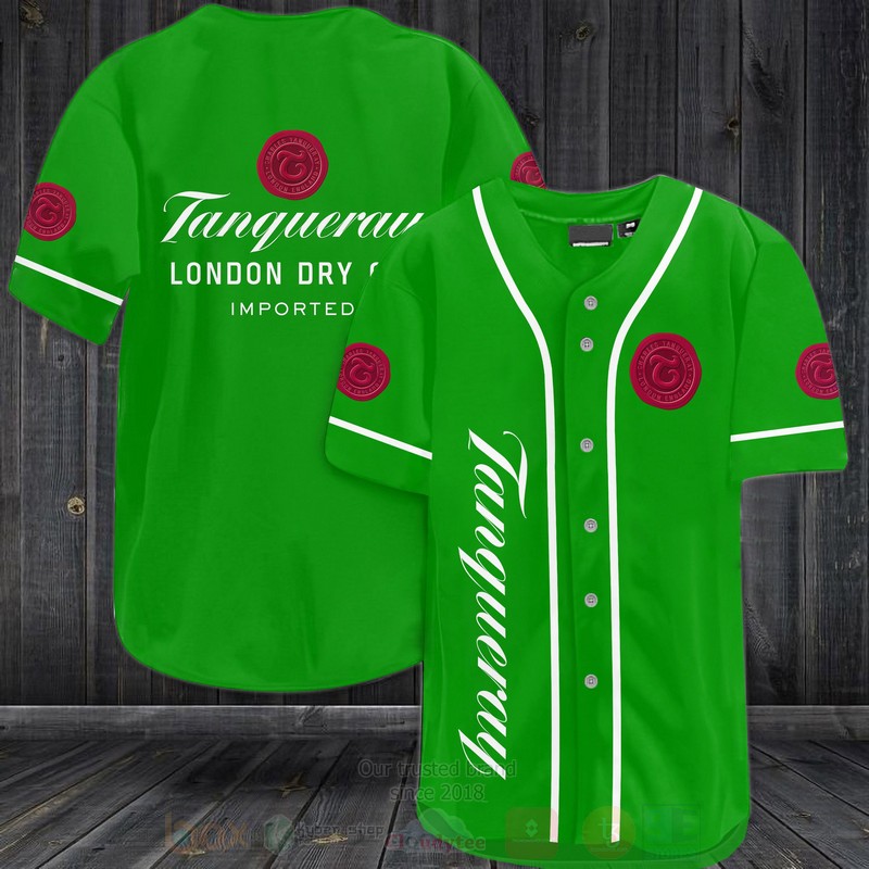 Tanqueray Baseball Jersey Shirt Tanqueray Baseball Jersey Shirt