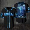 Team Godzilla Baseball Jersey Shirt