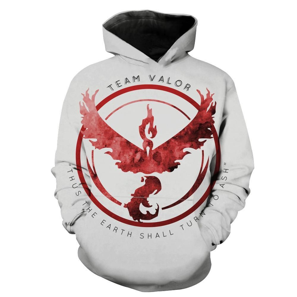 Team Valor Pokemon Go 3D Hoodie For Men Women All Over 3D Printed Hoodie � Pokemon Go Clothes - 80f9202b8618 Team Valor Pokemon Go 3D Hoodie For Men Women All Over 3D Printed Hoodie � Pokemon Go Clothes - 80f9202b8618