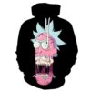 Teen 3D Hoodie For Men Women All Over 3D Printed Hoodie Rick and Morty Pullover Sweatshirt Unisex - e9d447b76f49