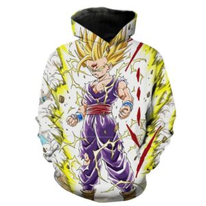 Teen Super Saiyan Gohan 2 3D Hoodie For Men Women All Over 3D Printed Hoodie ï¿½ Dragon Ball Z Clothes - 4b3e0f57f45e