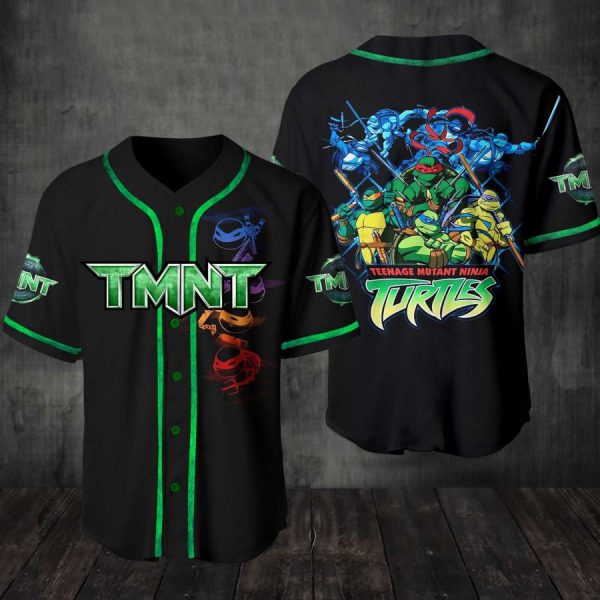 Teenage Mutant Ninja Turtles Baseball Jersey Shirt Teenage Mutant Ninja Turtles Baseball Jersey Shirt