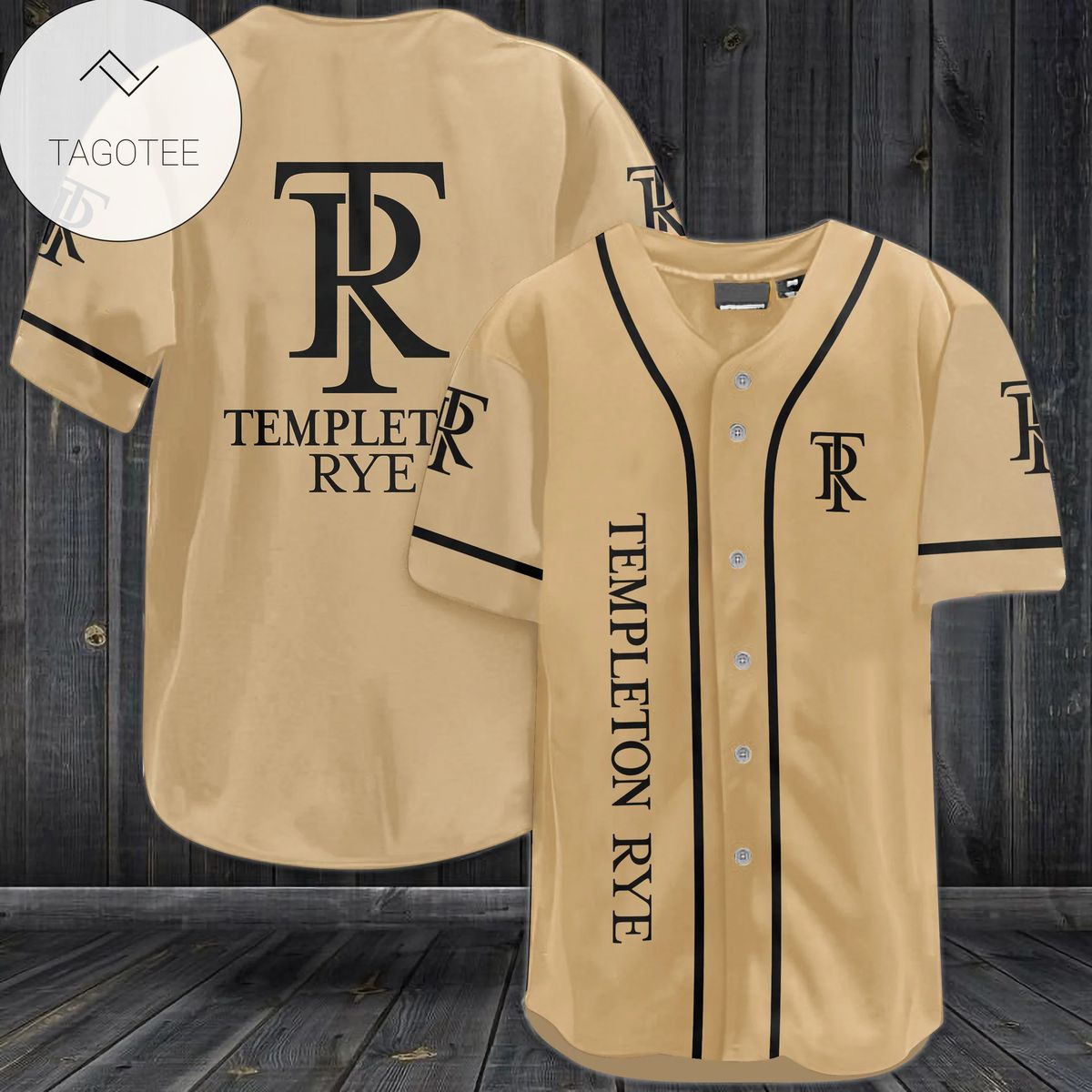 Templeton Rye Whiskey Logo Baseball Jersey Shirt Templeton Rye Whiskey Logo Baseball Jersey Shirt