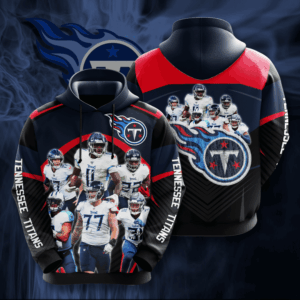 Tennessee Titans 3D Hoodie - 07b987de4056
