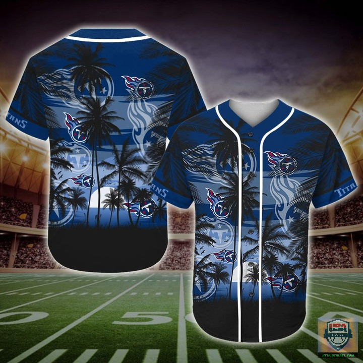 Tennessee Titans Nfl Palm Tree Baseball Jersey Tennessee Titans Nfl Palm Tree Baseball Jersey