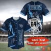 Tennessee Titans Nfl Personalized Baseball Jersey Shirt