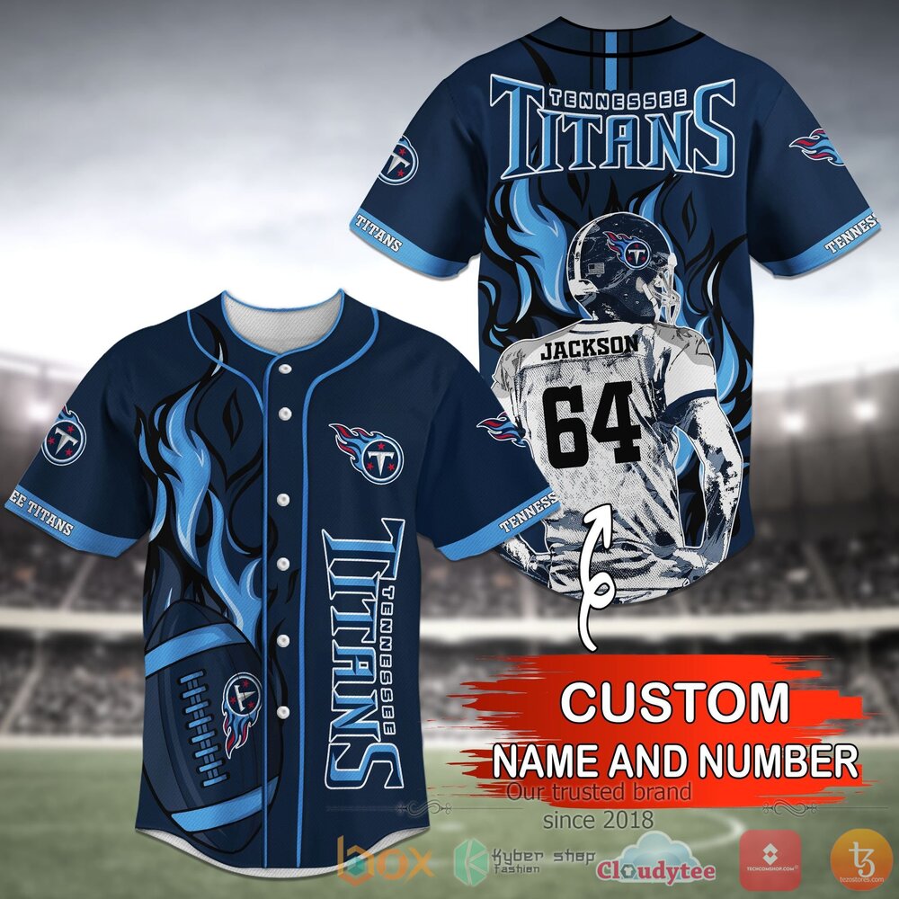 Tennessee Titans Nfl Personalized Baseball Jersey Shirt Tennessee Titans Nfl Personalized Baseball Jersey Shirt