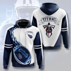 Tennessee Titans Pullover And Zippered Hoodies Custom 3D Graphic Printed 3D Hoodie All Over Print Hoodie For Men For Women - 1da4c11f2ebf