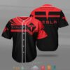 Tesla Car Motor Baseball Jersey