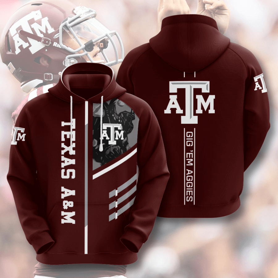 Texas A&M Aggies 3D Hoodie - 5780308e7216 Texas A&M Aggies 3D Hoodie - 5780308e7216