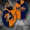 Texas Longhorns Houston Astros Heartbeat Love Ripped Pullover And Zip Pered Hoodies Custom 3D Graphic Printed 3D Hoodie All Over Print Hoodie For Men For Women - 990d40d783de
