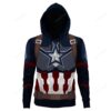 The Avengers Endgame Captain America Cosplay 3D Hoodie For Men Women All Over 3D Printed Hoodie 3D Printed Thin Sports Jacket - b6a12f2d88eb