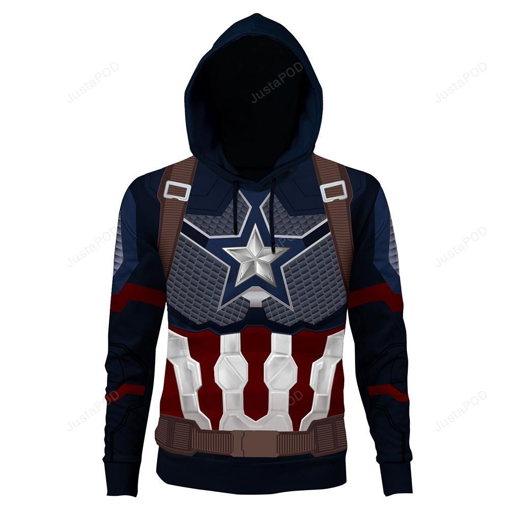The Avengers Endgame Captain America Cosplay 3D Hoodie For Men Women All Over 3D Printed Hoodie 3D Printed Thin Sports Jacket - b6a12f2d88eb The Avengers Endgame Captain America Cosplay 3D Hoodie For Men Women All Over 3D Printed Hoodie 3D Printed Thin Sports Jacket - b6a12f2d88eb