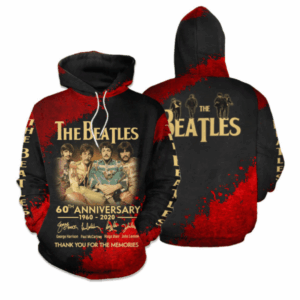 The Beatles 60th Anniversary 1960 2020 3D Hoodie and Zip Up Hoodie The Beatles 60th Anniversary 1960 2020 3D Shirt The Beatles All Over Printed Hoodie - 19e6d6bd0c90