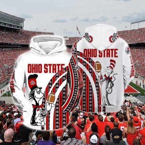 The Cat In The Hat Ohio State Buckeyes Ncaa Skull 3d Hoodie For Men For Women All Over Printed Hoodie - eb13fcd95bdd The Cat In The Hat Ohio State Buckeyes Ncaa Skull 3d Hoodie For Men For Women All Over Printed Hoodie - eb13fcd95bdd