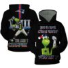 The Grinch New England Patriots Super Bowl Champions Santa Hat 3D Printed Hoodie/Zipper Hoodie - f13d6e8b9b27