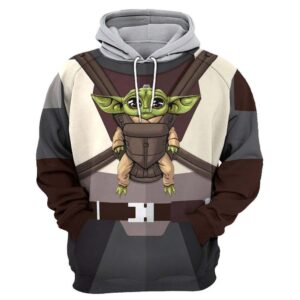 The Hangover Baby Yoda Mandalorian 3D Hoodie For Men For Women All Over Printed Hoodie - 89b1fac316cf