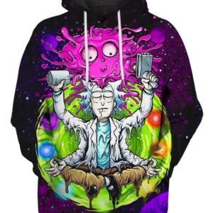 The Infinite Rick Rick And Morty Pullover And Zippered Hoodies Custom 3D Graphic Printed 3D Hoodie All Over Print Hoodie For Men For Women - 0f69f85beb09