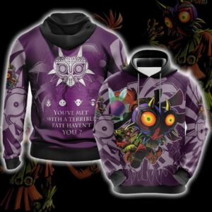 The Legend Of Zelda: Majora'S Unisex 3D Hoodie All Over Print Hoodie2420 - a192e15c0fc0