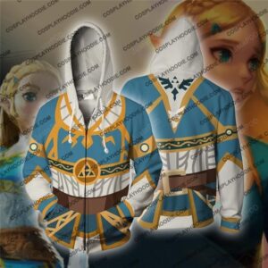 The Legend of Zelda Breath of the Wild Princess Zelda Cosplay 3D Hoodie For Men Women All Over 3D Printed Hoodie Jacket - c40c1a502b1c