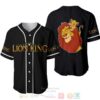 The Lion King All Over Print Black Baseball Jersey