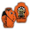 The Mandalorian Baby Yoda Holding Can Am Pullover And Zip Pered Hoodies Custom 3D Graphic Printed 3D Hoodie All Over Print Hoodie For Men For Women - 6cebd49928ae