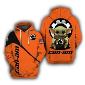 The Mandalorian Baby Yoda Holding Can Am Pullover And Zip Pered Hoodies Custom 3D Graphic Printed 3D Hoodie All Over Print Hoodie For Men For Women - 6cebd49928ae