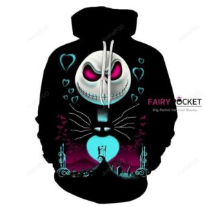 The Nightmare Before Christmas Jack Skellington Sally 3D Hoodie For Men Women All Over 3D Printed Hoodie ï¿½ B - 13a4300bf635