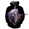 The Nightmare Before Christmas Jack Skellington Sally Black 3D Hoodie For Men Women All Over 3D Printed Hoodie - adedf964cc72
